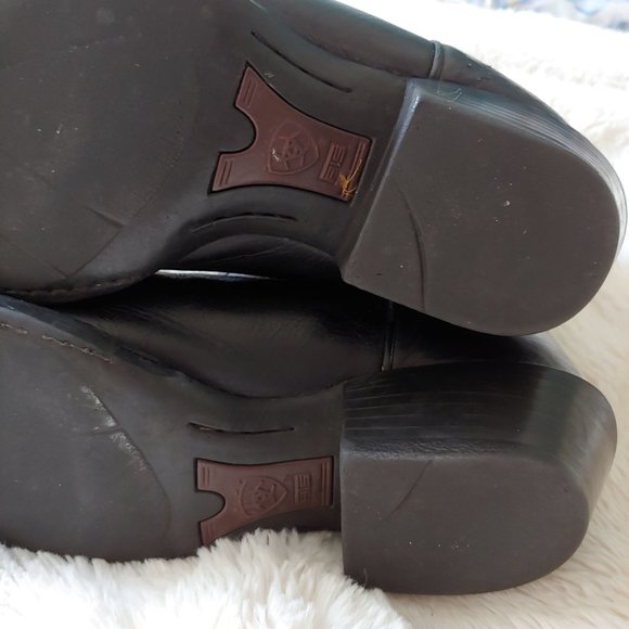 Ariat Men’s Black Deertan Legend Phoenix Boots squar toe 10010938 size 9EEE